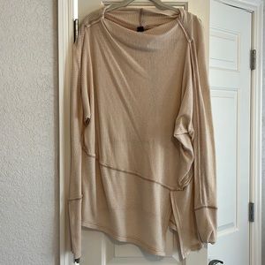 We The Free cozy beige sweater